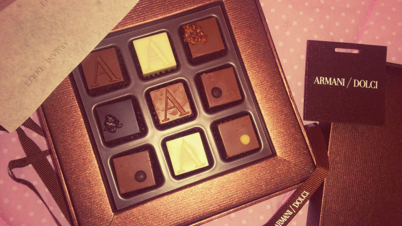Armani dolci шоколад