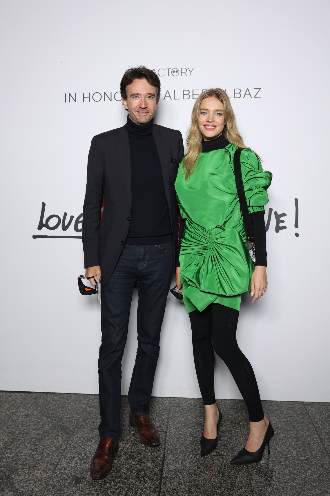 Наталья Водянова с супругом Антуаном Арно