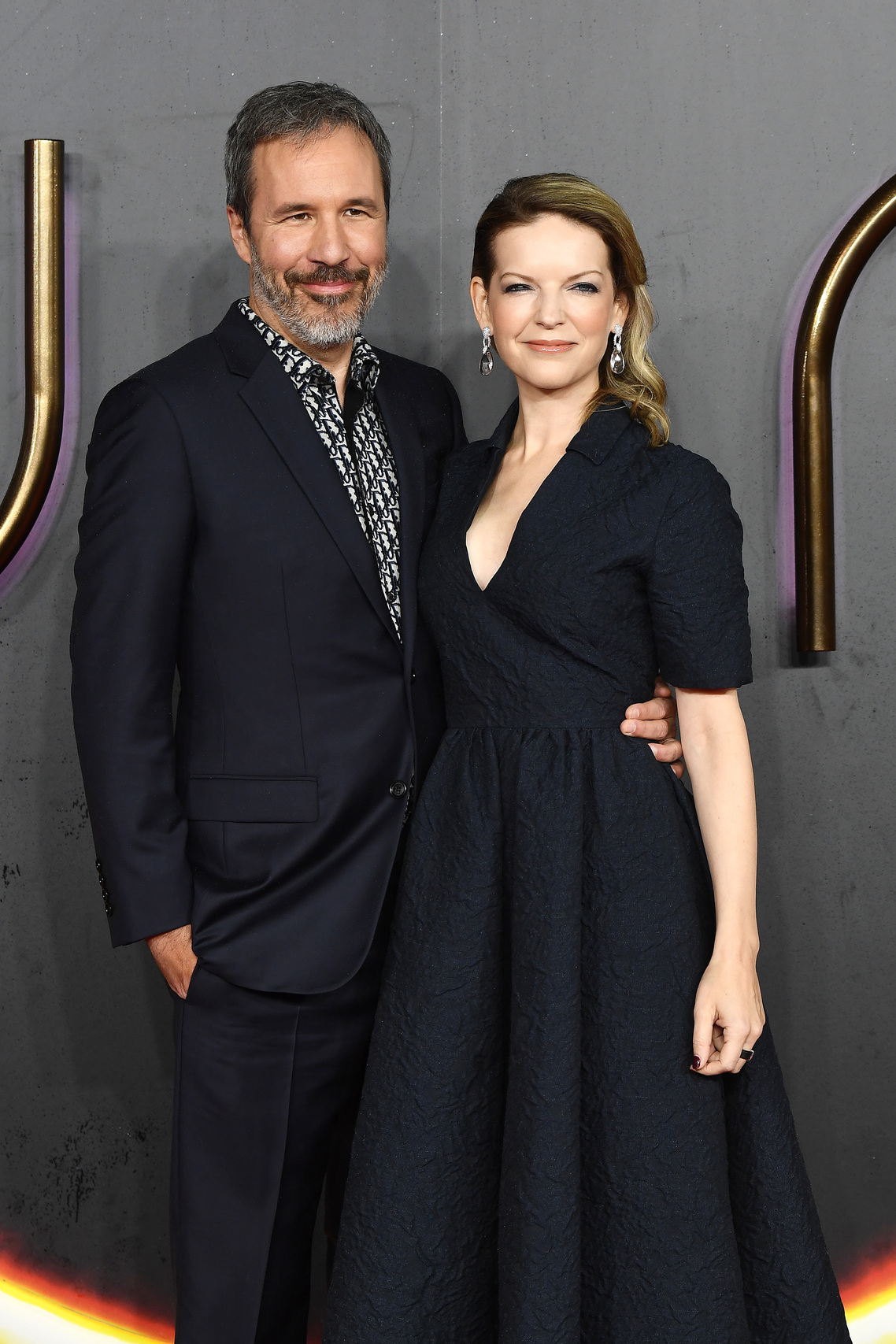 Режиссер фильма Дени Вильнев с женой