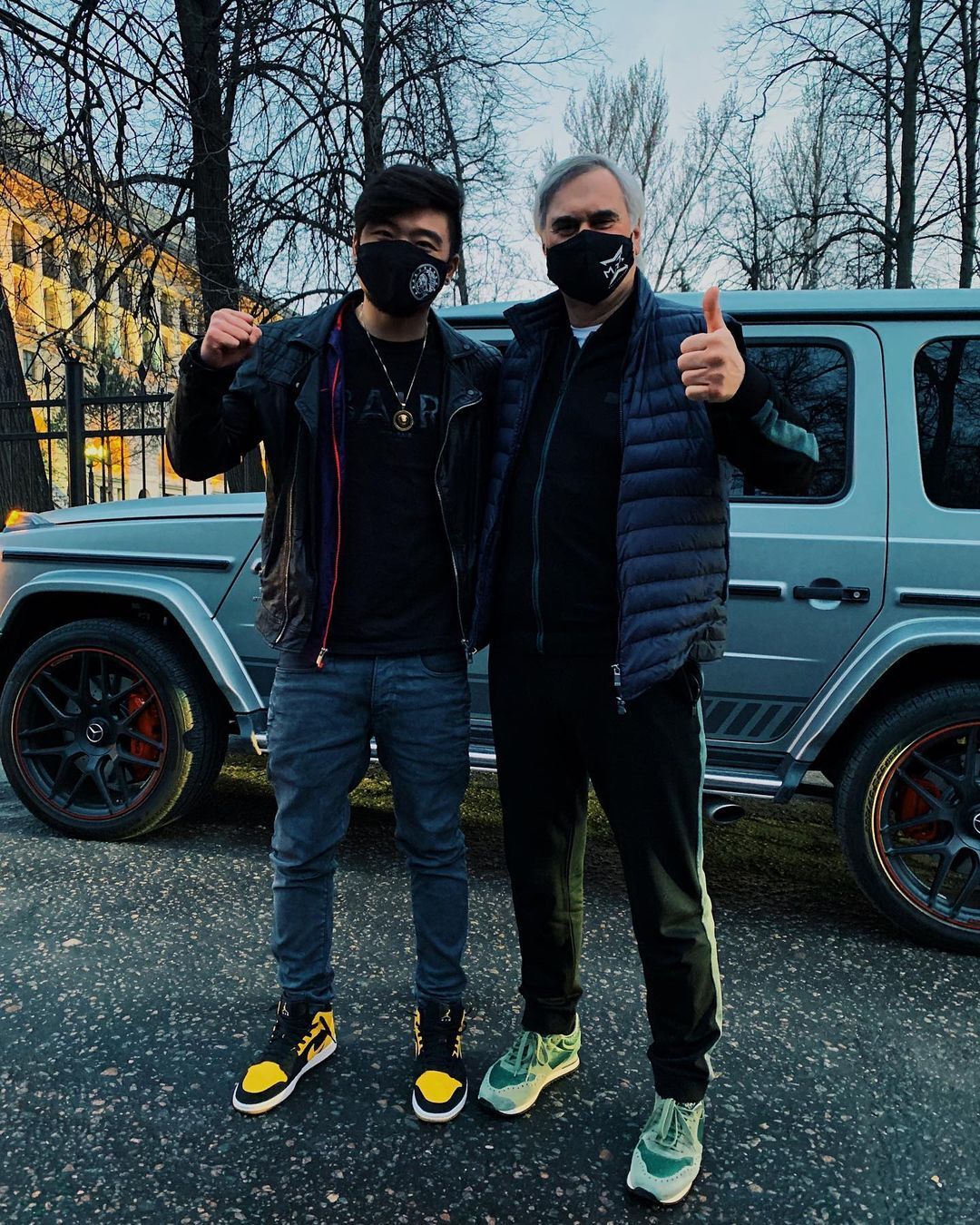 Анатолий Цой и Валерий Меладзе