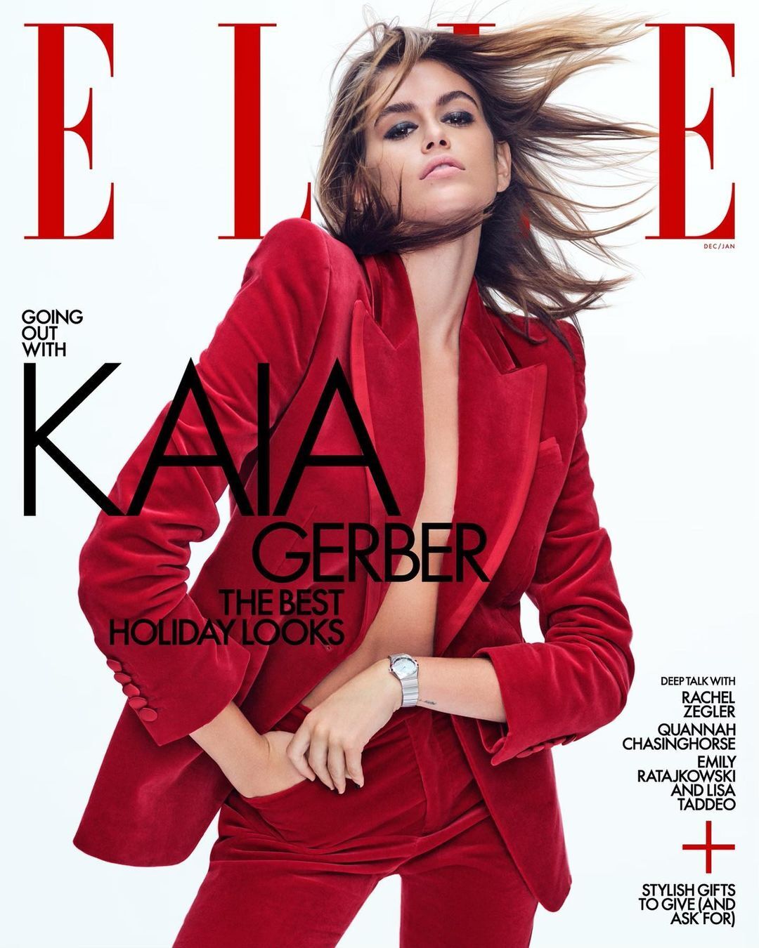 Обложка декабрьского Elle USA