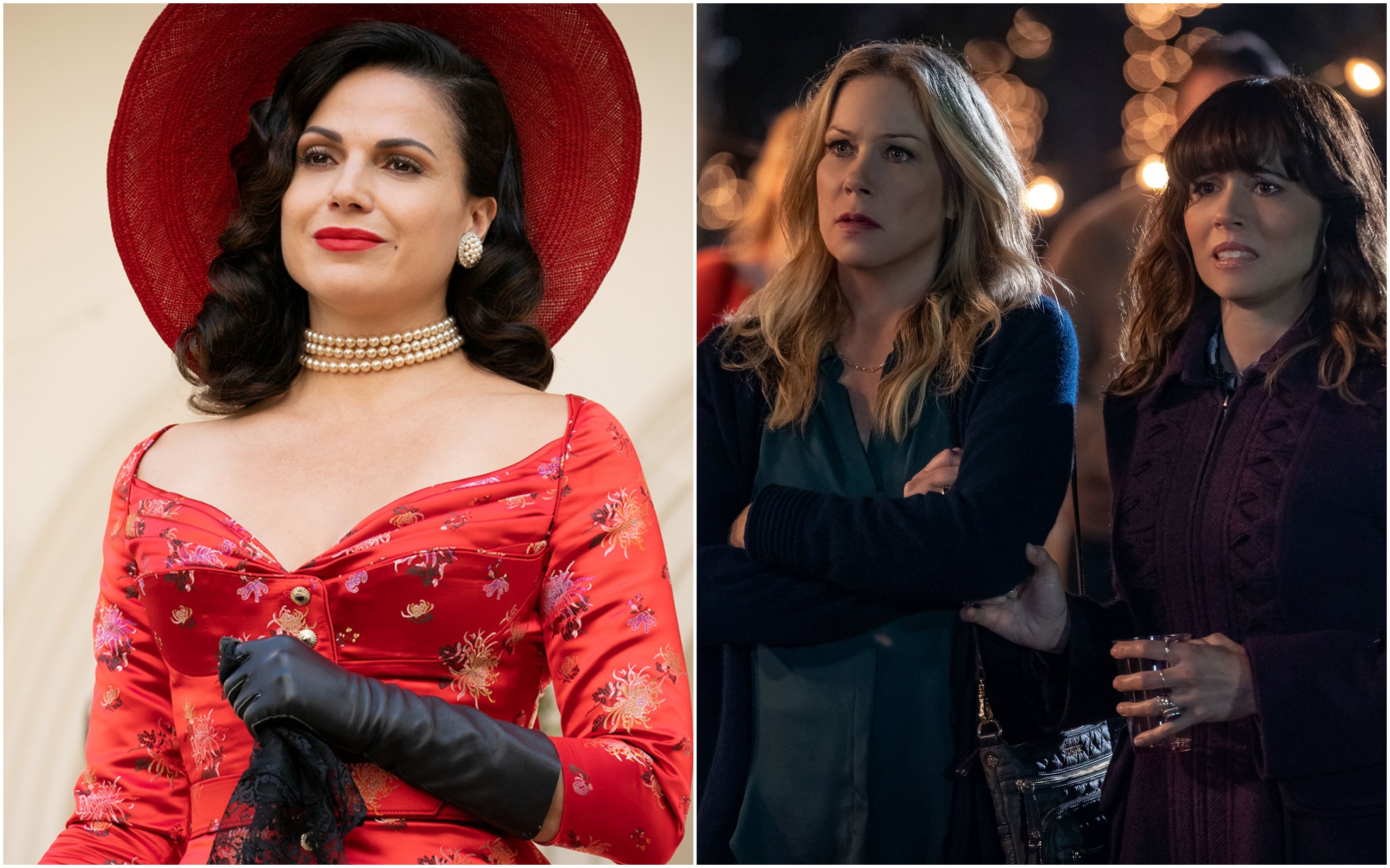 Кадры из сериалов «Почему женщины убивают» и «Мертв для меня»