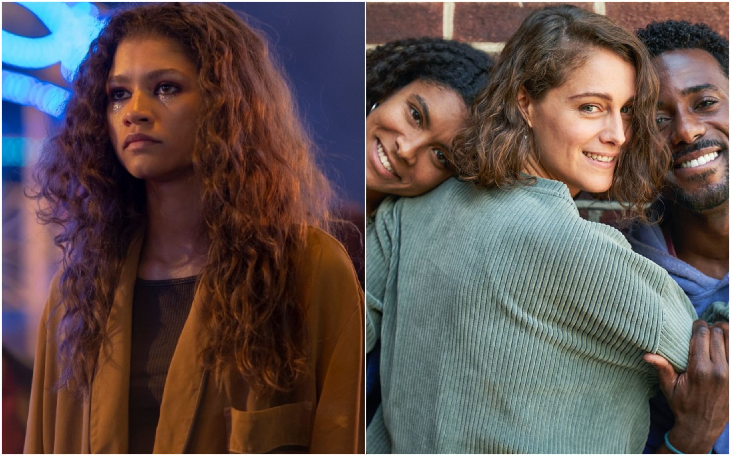 Кадры из сериалов «Эйфория» и «Тригонометрия»