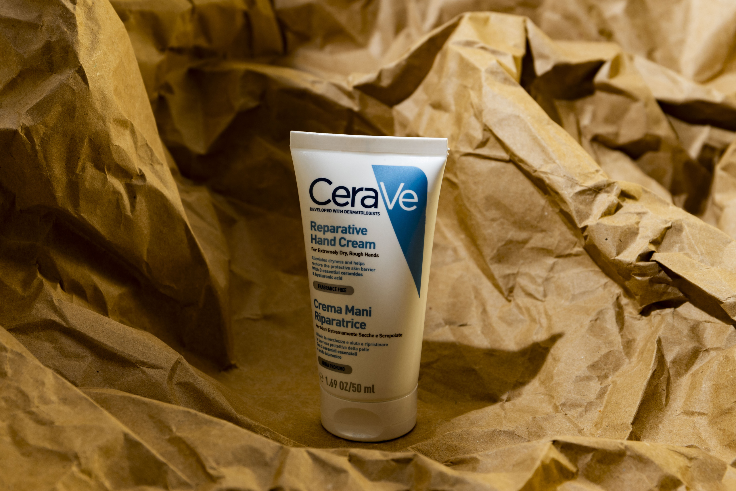 Крем для рук восстанавливающий, для очень сухой кожи, Reparative Hand Cream, CeraVe, 492 руб.