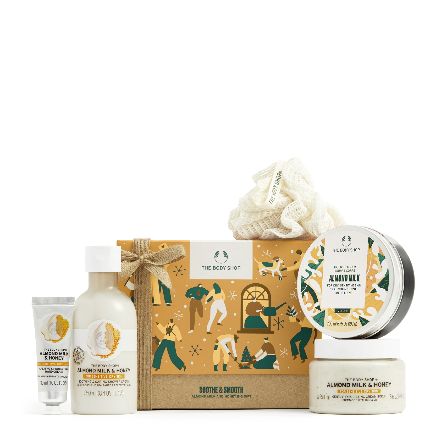 Подарочный набор дела Almond Milk&Honey, The Body Shop, 3 490 руб.