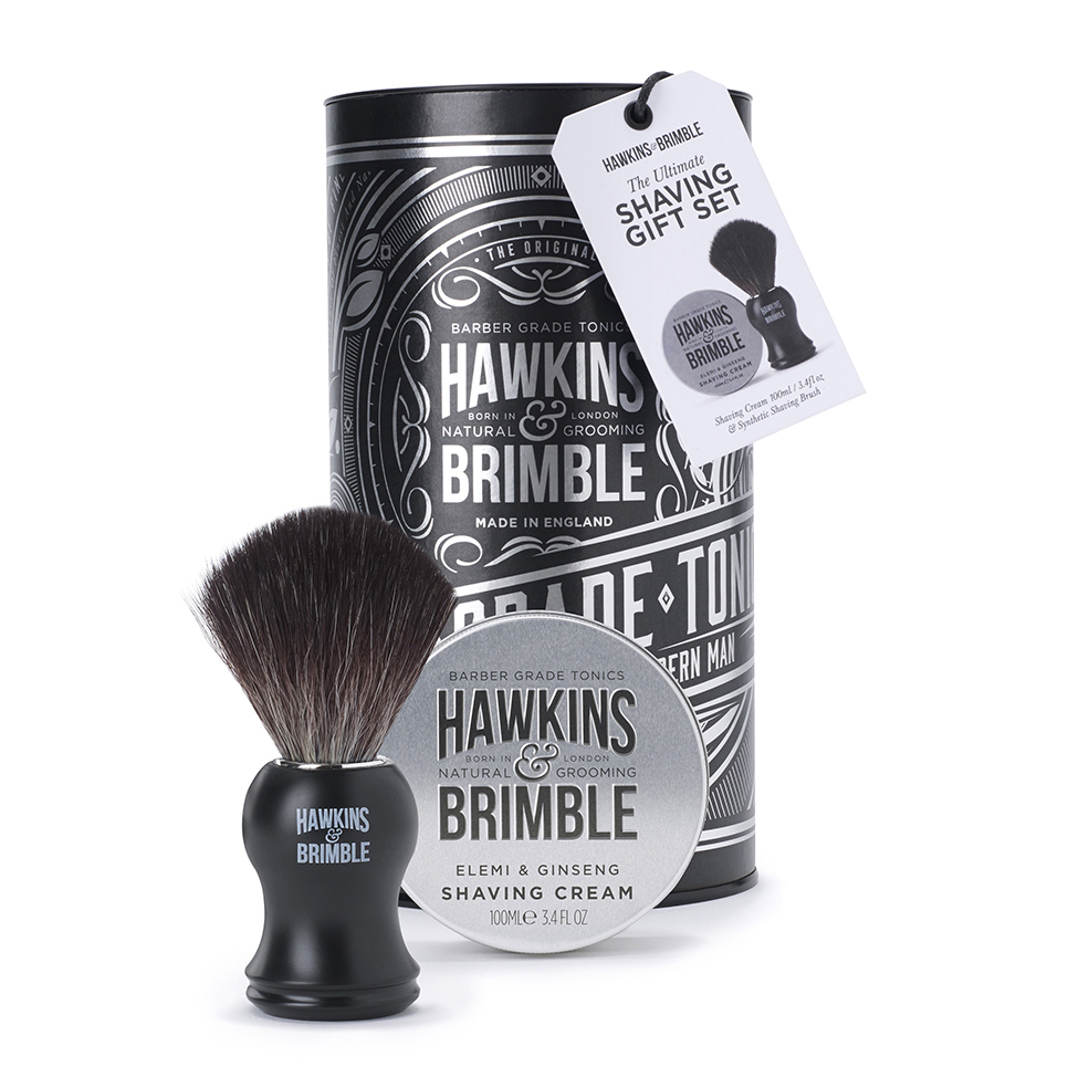 Подарочный набор для бритья Hawkins & Brimble, 4 998 руб.