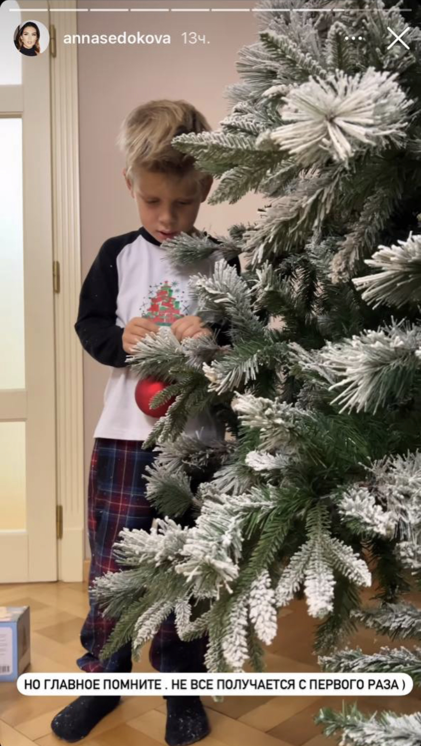 Новогодний декор квартиры Анны Седоковой