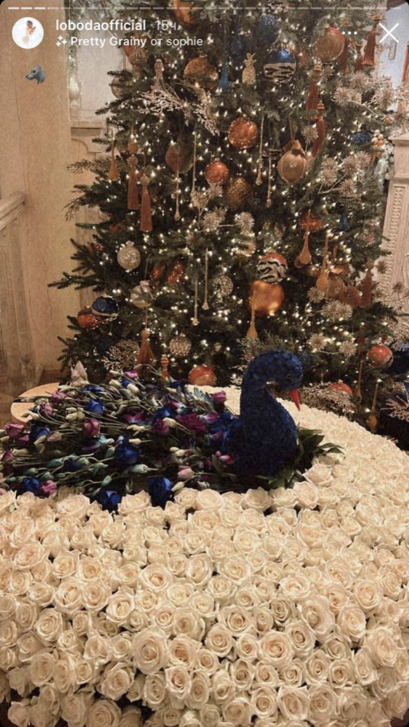 Новогодний декор квартиры Светланы Лободы