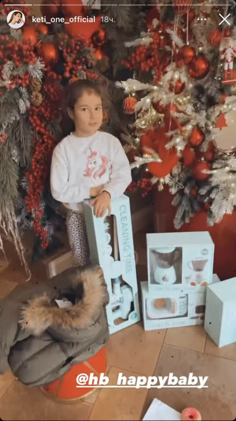 Новогодний декор загородного дома Кети Топурии