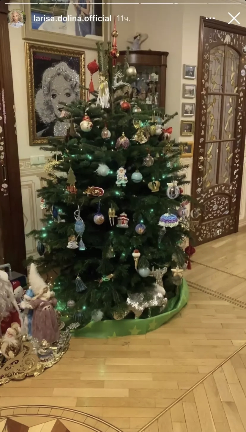 Новогодний декор квартиры Ларисы Долиной