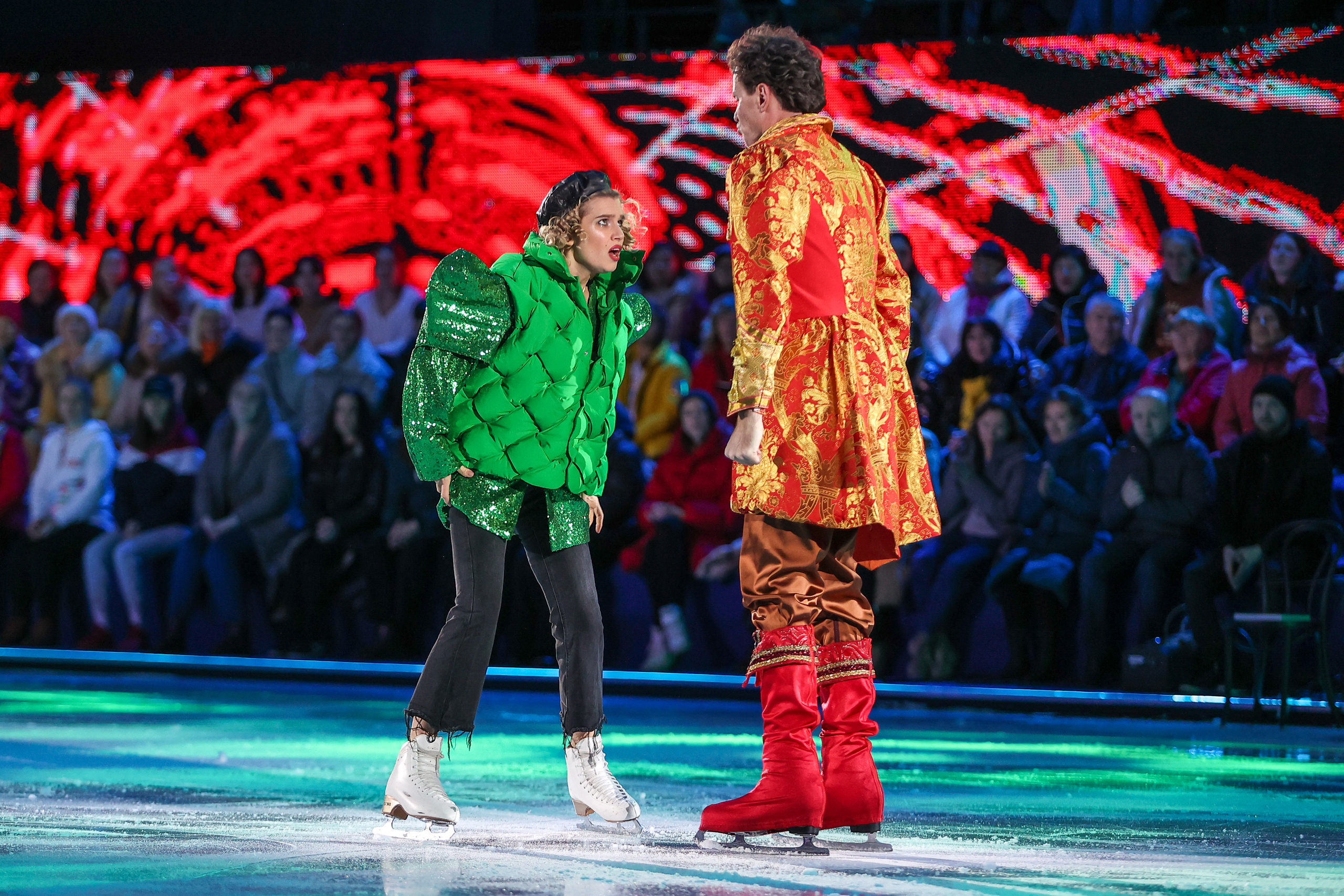 Евгения Медведева и Даня Милохин