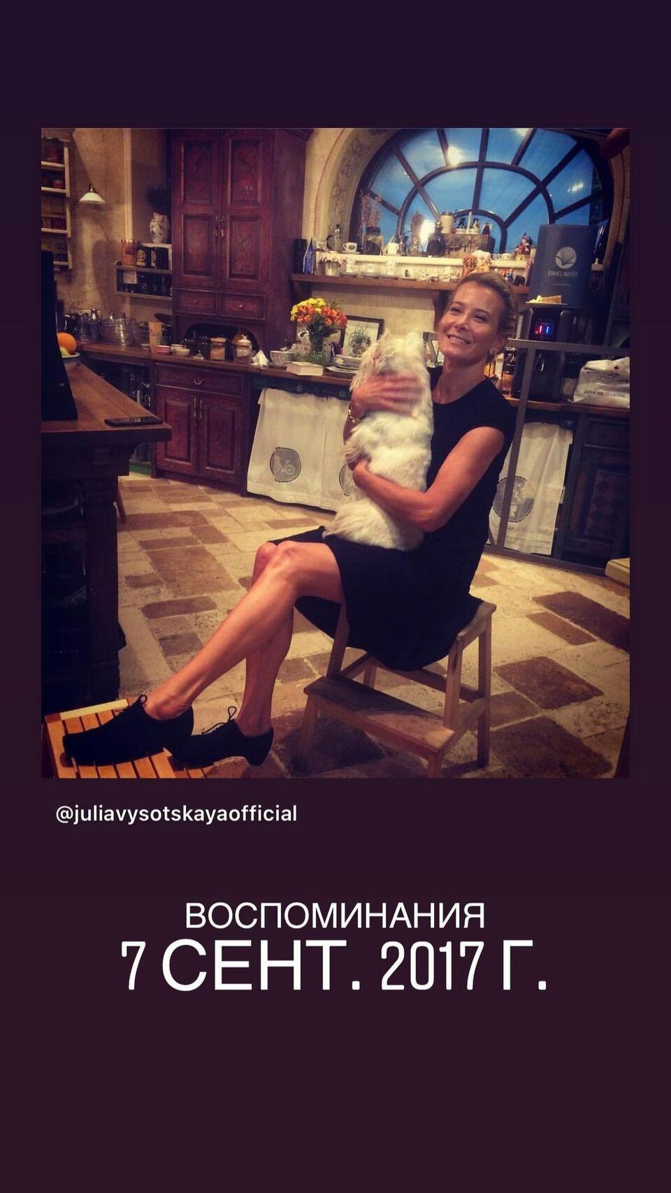 Интерьер кухни Юлии Высоцкой