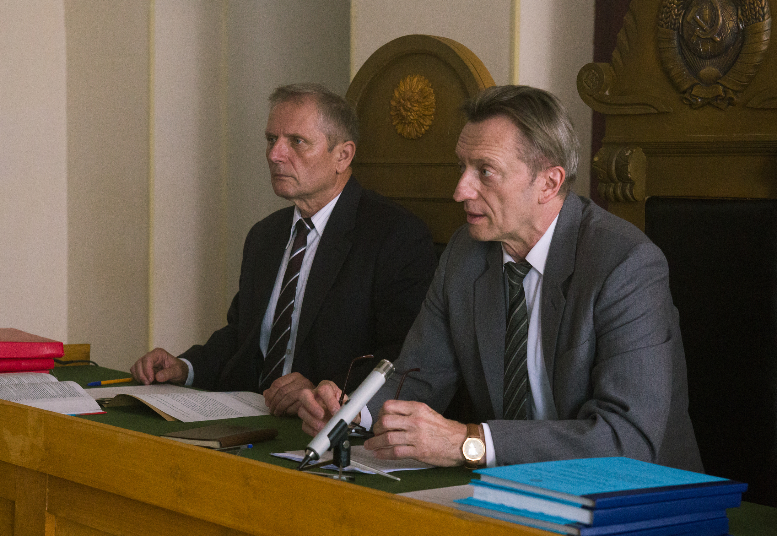 Кадр со съемок сериала «Чикатило»