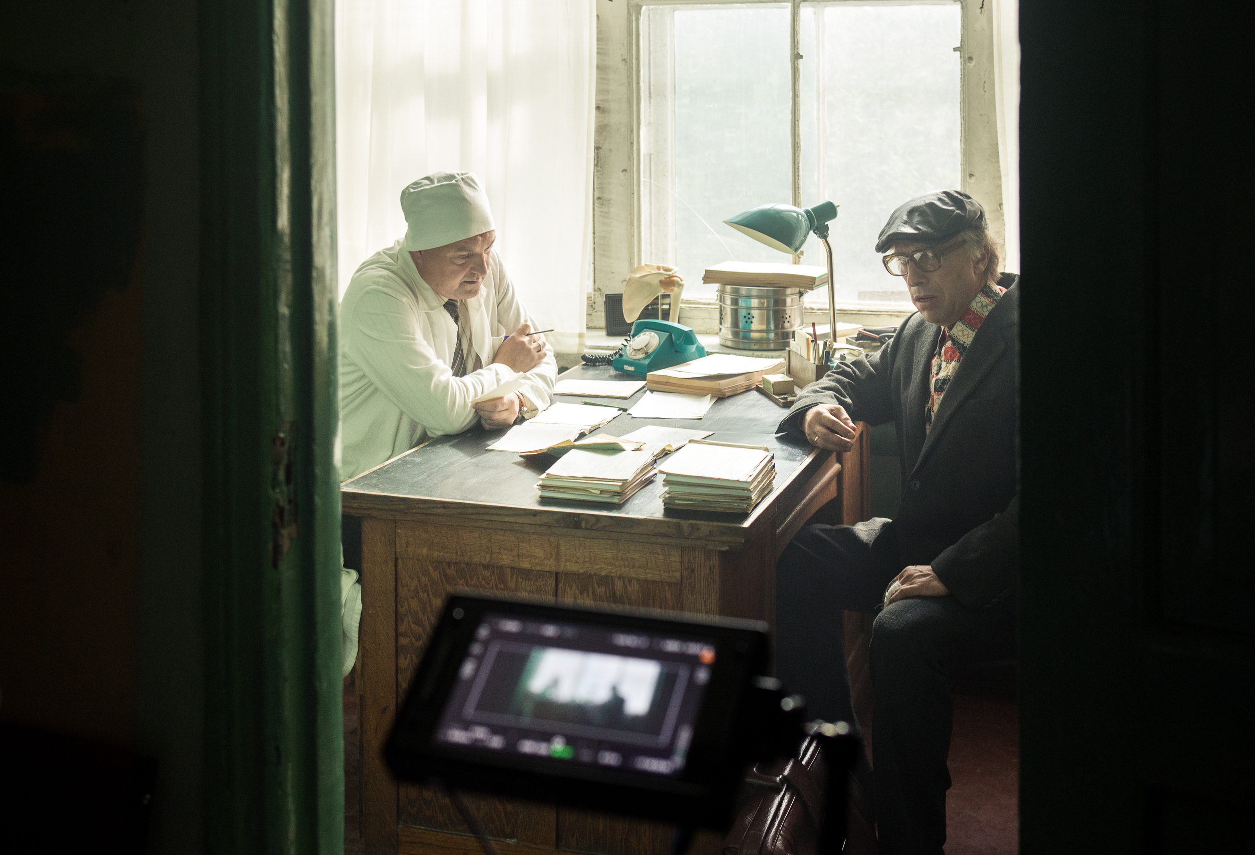 Кадр со съемок сериала «Чикатило»