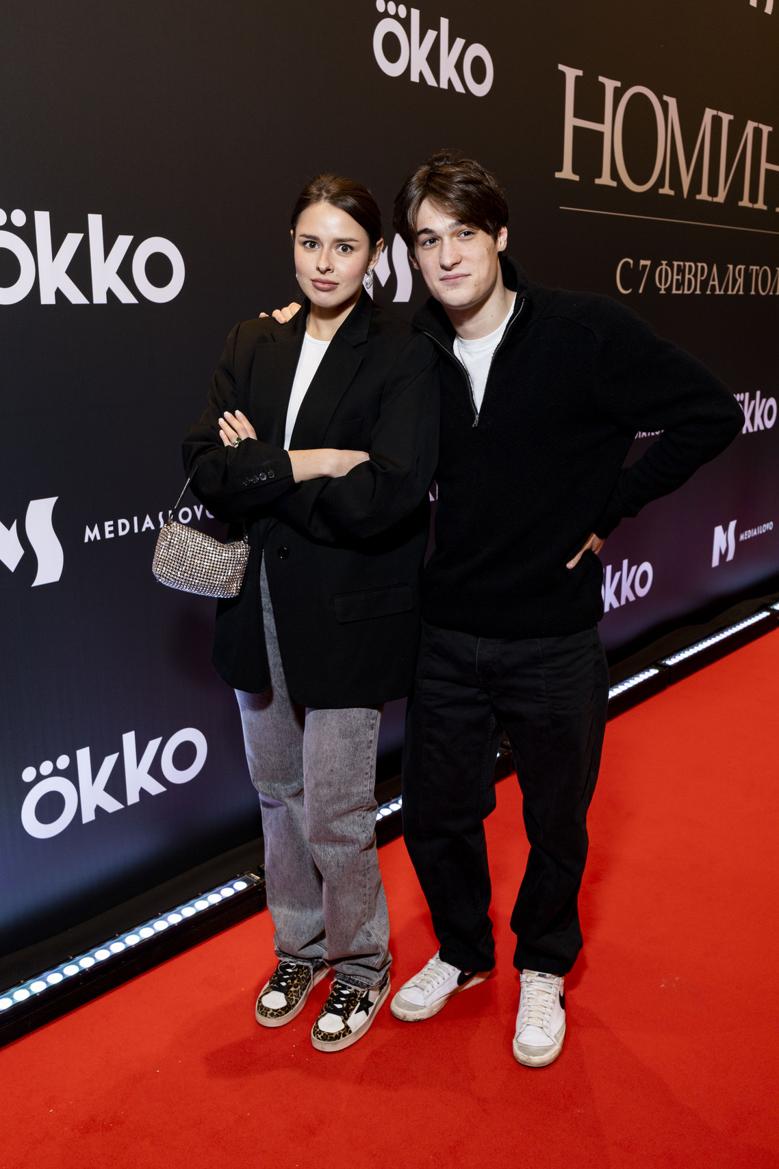 Сын Анны Михалковой, Сергей Баков, с девушкой