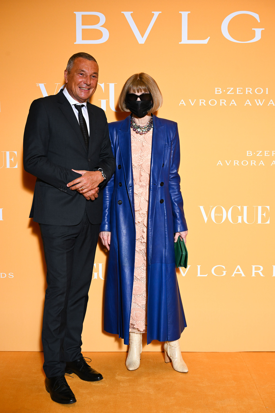 Жан-Кристоф Бабен и Анна Винтур