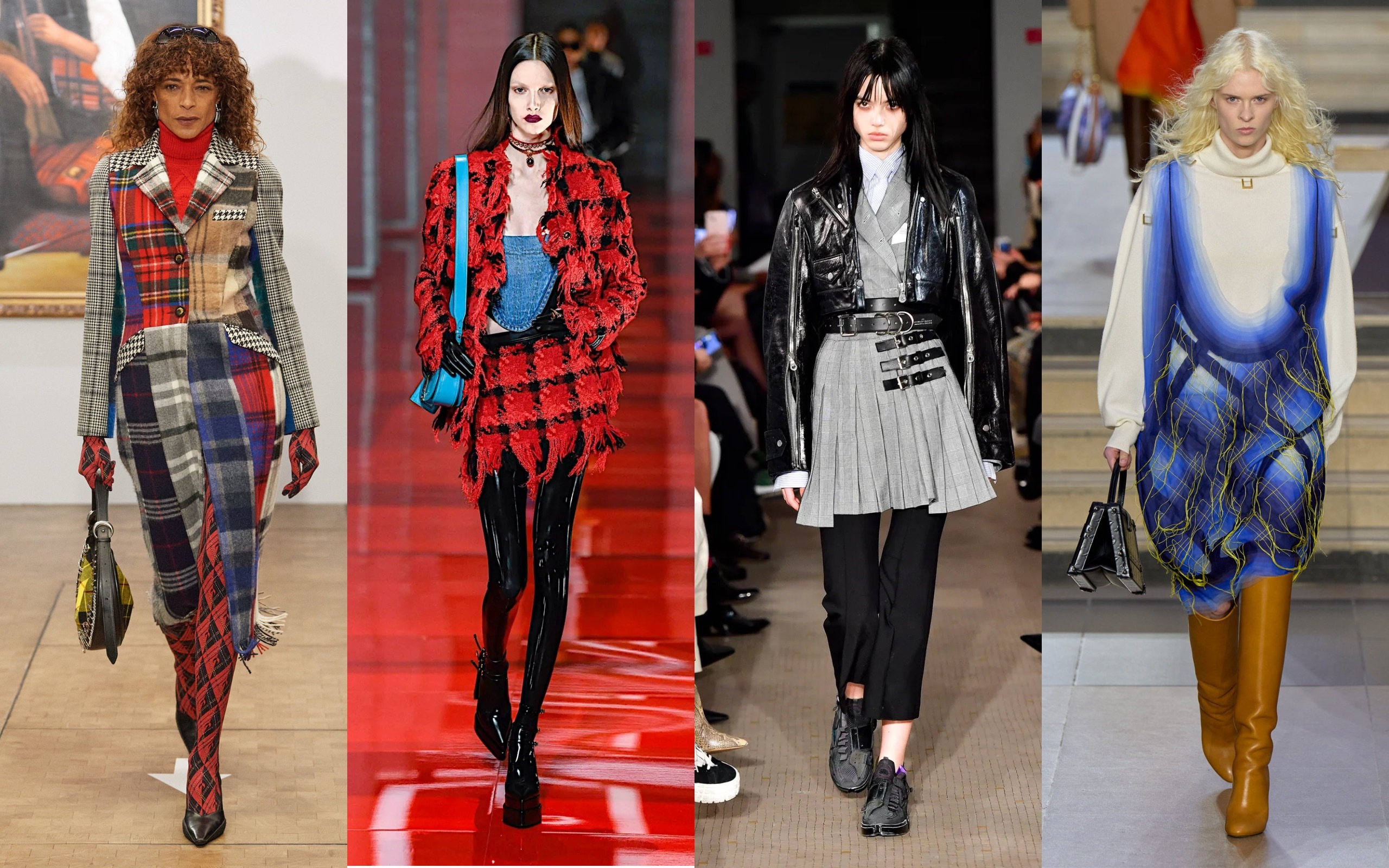Marine Serre | Versace | Rokh | Louis Vuitton
