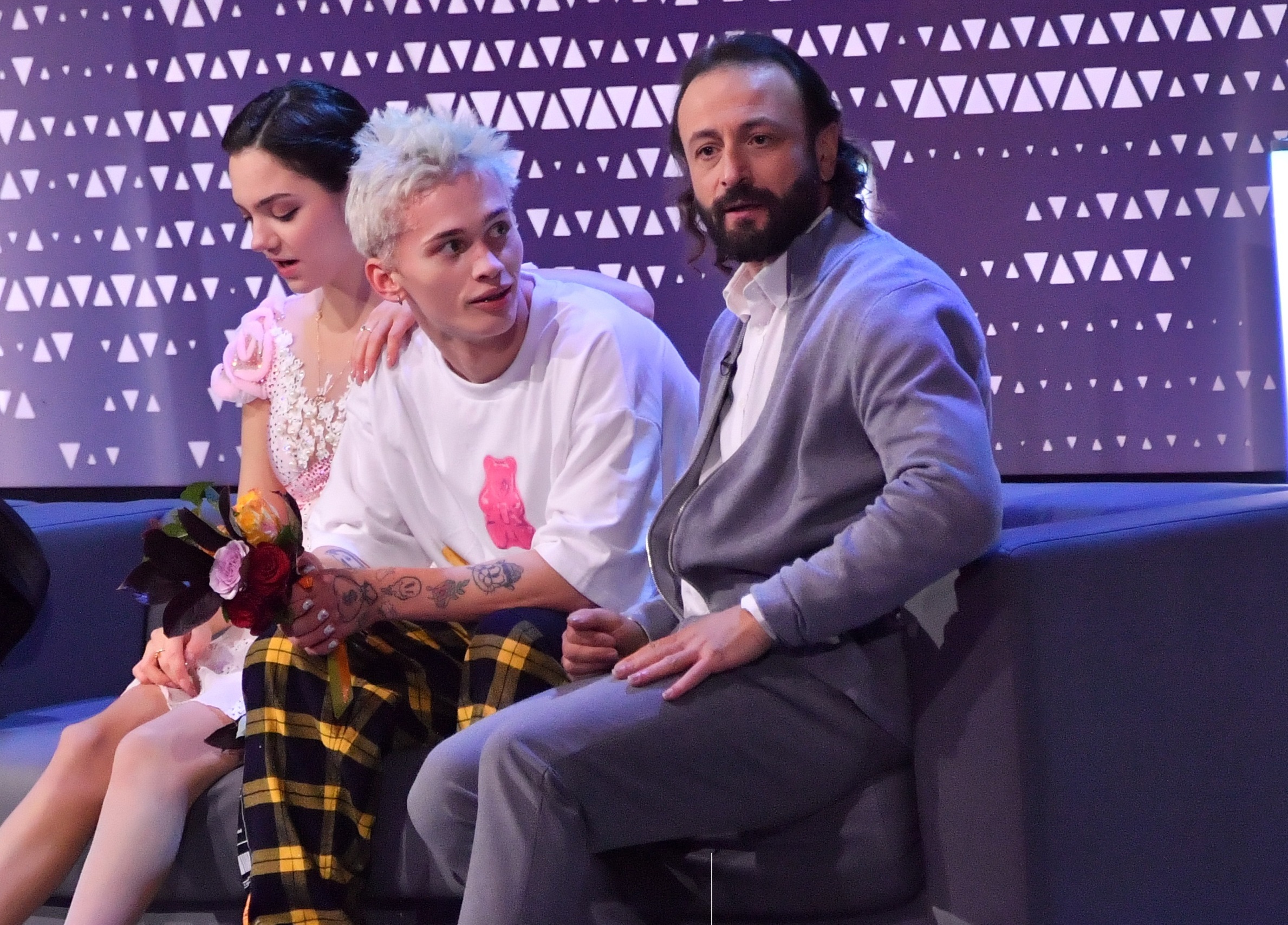 Даня Милохин, Евгения Медведева и Илья Авербух