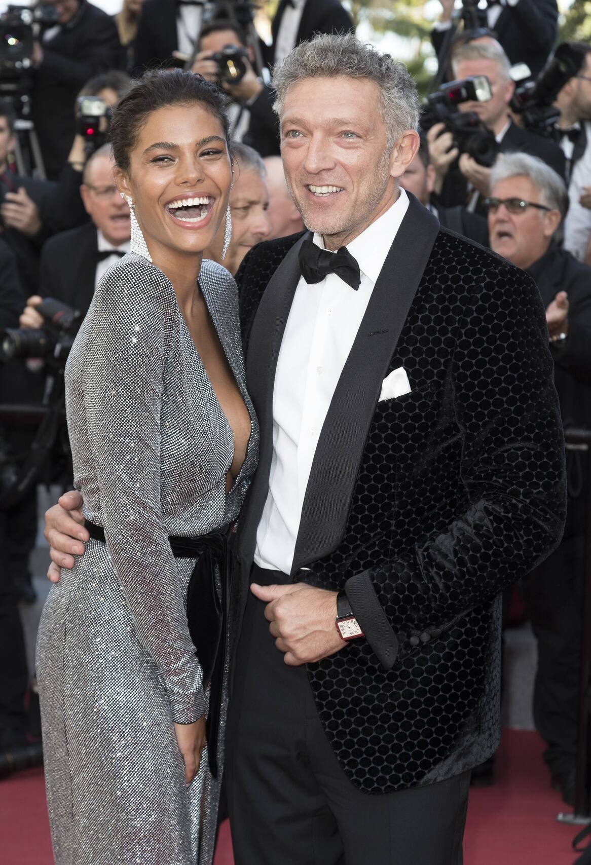 Тина Кунаки и Венсан Кассель