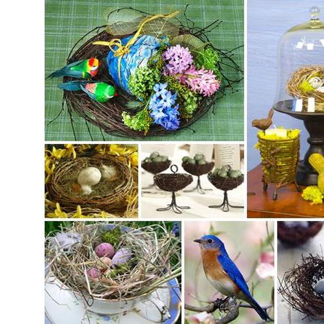 гнездо своими руками для интерьера