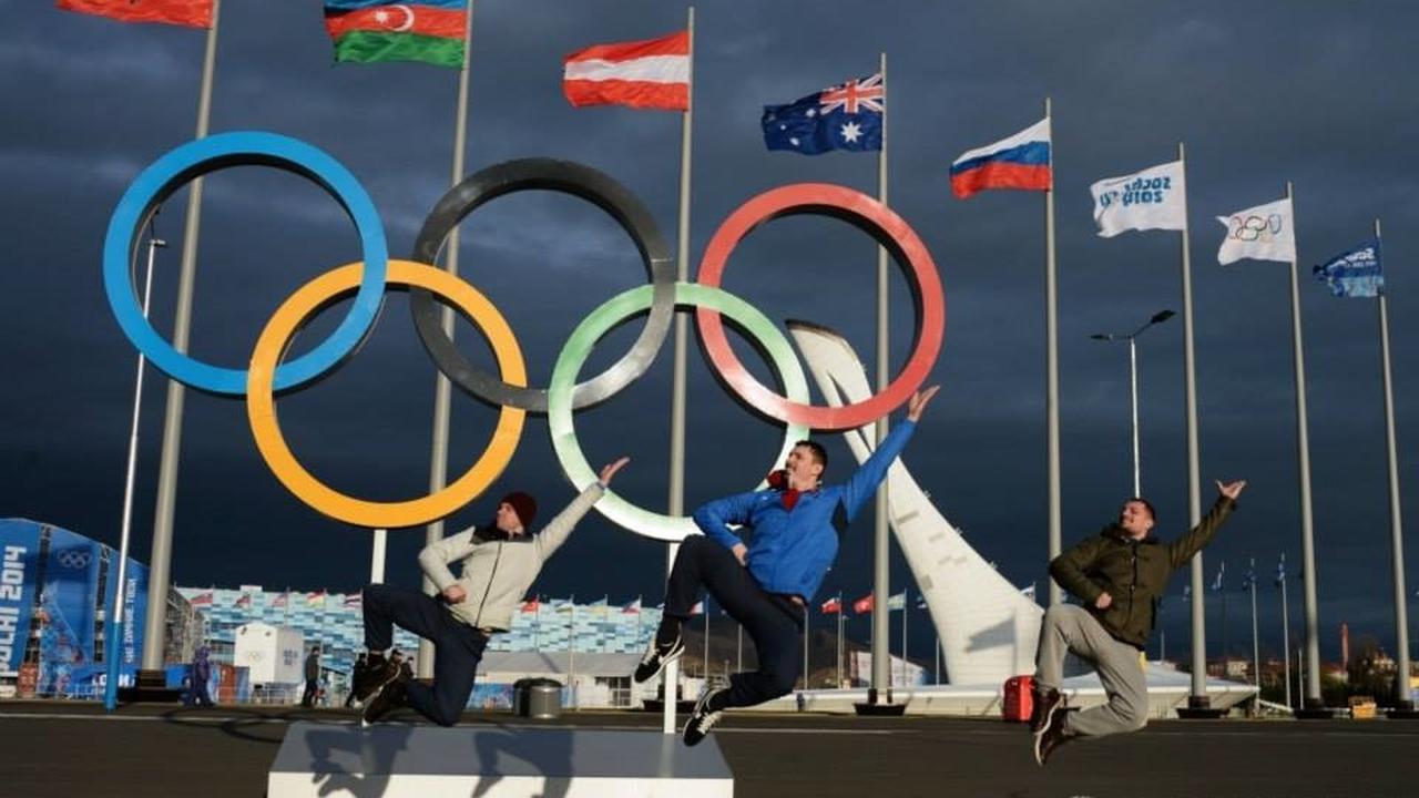 Олимпийская деревня в Сочи во время олимпиады