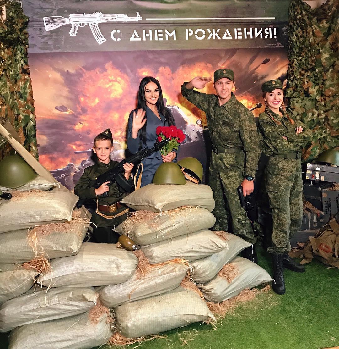 День рождения в военном стиле