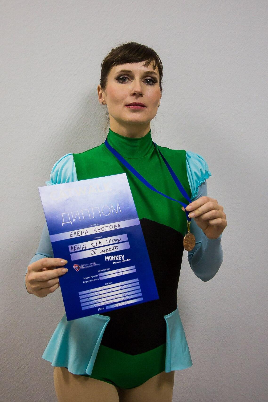Елена Кустова воздушная гимнастка