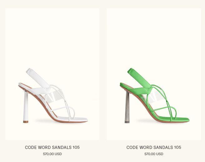 fenty caged in sandals 105