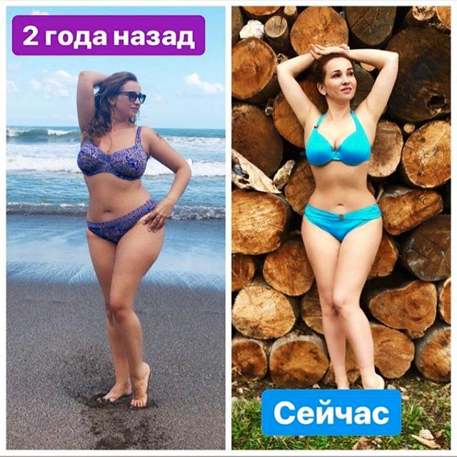 До и после: Анфиса Чехова показала фотографию в бикини, сделанную 20 килоназад